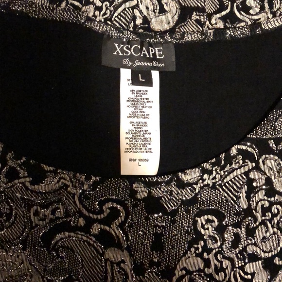 Xscape formal tank top set - Picture 2 of 4